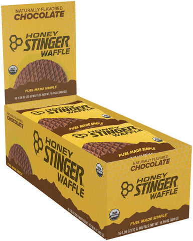 Honey Stinger Organic Waffle Chocolate Box of 16