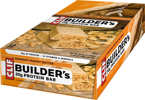 Clif Builder's Bar Crunchy Peanut Butter Box of 12