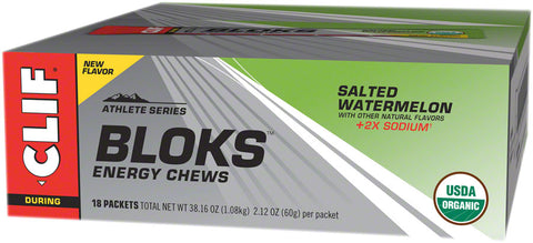 Clif Shot Bloks Salted Watermelon Box of 18