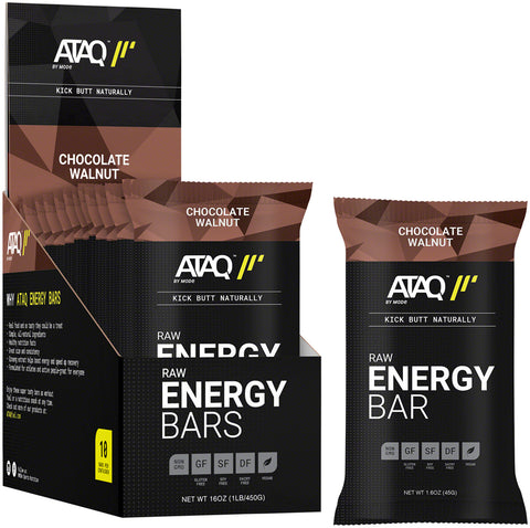 ATAQ by MODe Energy Bars Chocolate Walnut Box of 10 Bars