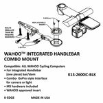 KEDGE Integrated Handlebar System Combo Mount for Wahoo