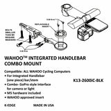 KEDGE Integrated Handlebar System Combo Mount for Wahoo