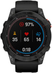 Garmin Fenix 7 Solar GPS Smartwatch - 47mm, Slate Gray Case, Black Band