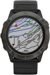 Garmin Fenix 6X Pro Solar GPS Watch Carbon GRAY/Black