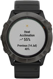 Garmin Fenix 6X Pro Solar GPS Watch Carbon GRAY/Black