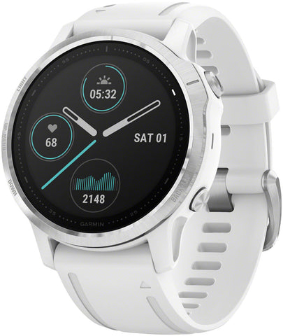 Garmin Fenix 6S GPS Watch Silver/White