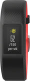 Garmin, vívosport, Watch, Watch Color: Black/ Fuchsia, Wristband: Black - Silicone - L, 010-01789-11