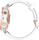 Garmin Fenix 5S Plus Sapphire GPS Watch Rose Gold/White