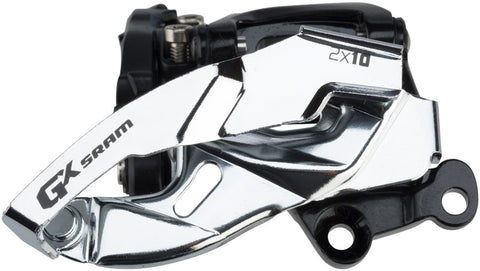 SRAM, GX 2x10, Front derailleur, 2X10sp, Top Swing, Dual Pull, Direct Clamp,