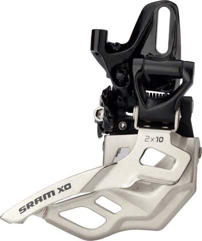 SRAM, X.0, Front Derailleur, 2x10sp, Top pull, High direct mount, 38T