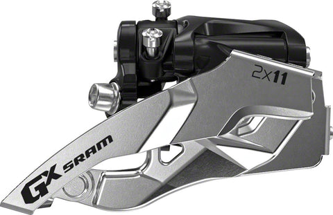 SRAM, GX 2x11, Front derailleur, 2X11sp, Top Swing, Top Pull, 31.8/34.9mm Clamp,