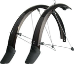 SKS P50 Chromoplastic Longboard Fender Set: Black (700c 38-45) 29er
