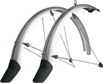 SKS P65 Chromoplastic Longboard Fender Set: Silver (26 x 2.1-2.35)