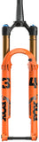 FOX 34 Step-Cast Factory Suspension Fork - 29", 100 mm, Kabolt 15 x 110mm, 44mm Offset, Shiny Orange, FIT4, Push Lock