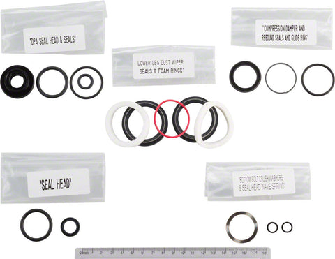 RockShox, 00.4315.032.622, Yari Dual Position Air A1, 200 hour/1 year Service Kit