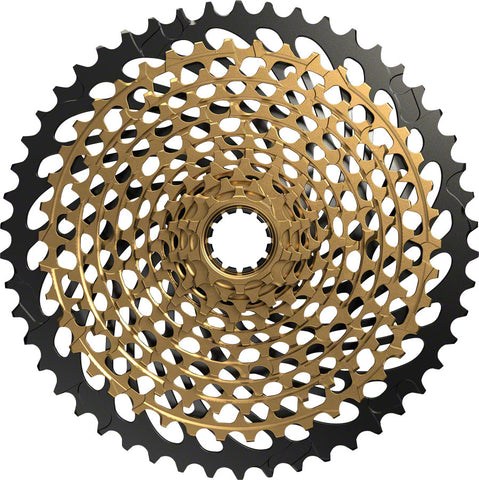 SRAM XX1 Eagle XG1299 Cassette 12 Speed 1050t Gold/Blackfor XD Driver