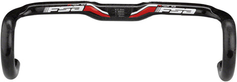 FSA, K-Wing Aero, Road handlebar, 31.8mm, 440mm, Reach:80mm, Drop:125mm, Black