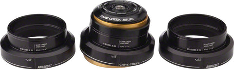 Cane Creek, AngleSet, Headset, Complete, ZS44/28.6/H13 | EC49/40&30/H16, Black