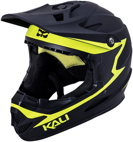 Kali Protectives Zoka Reckoning FullFace Helmet Matte Black/Flouro Yellow