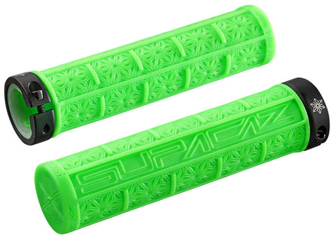 Supacaz, Grizips TruNeon, Grips, 135mm, Neon Green, Pair