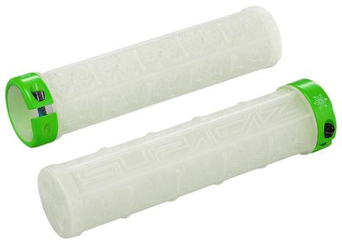 Supacaz, Grizips Classic, Grips, 135mm, Glow in the dark/Neon green, Pair