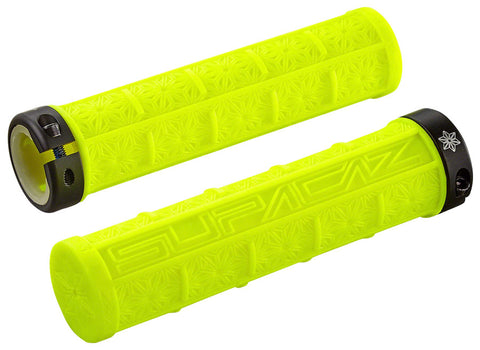 Supacaz, Grizips, Grips, 135mm, Neon Yellow