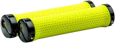 Chromag, Basis, Grips, 142mm, Neon Yellow