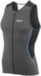 Garneau Tri Comp MultiSport Top Black/GRAY/Blue Sleeveless Men's