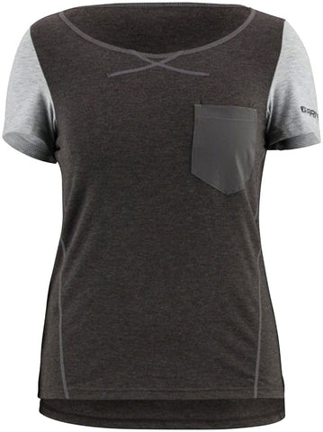 Garneau T-Dirt Jersey - Gray/Gray Short Sleeve Women's X-Large