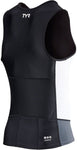 TYR Competitor Singlet MultiSport Top Black/White Sleeveless Men's