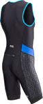 TYR Competitor Singlet MultiSport Top Black/Blue Sleeveless Men's
