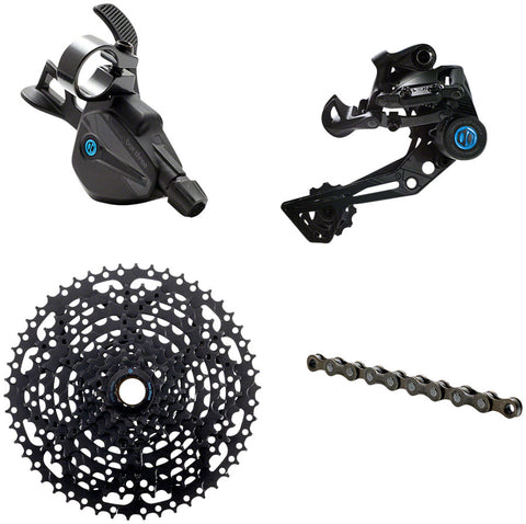 BOX Three Prime 9 X-Wide Multi Shift Groupset - X-Wide Rear Derailleur 11-50t