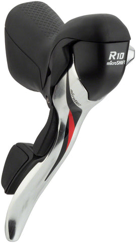 microSHIFT R10 Right Drop Bar Shift Lever 10Speed Shimano Compatible Silver