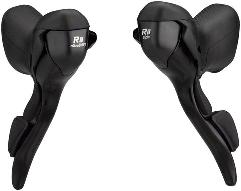 microSHIFT R8 Drop Bar Shift Lever Set 2 x 8Speed Shimano Compatible