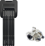 Abus Bordo 6405/85 Folding Lock with keyed alike eBike Battery Lock Core: