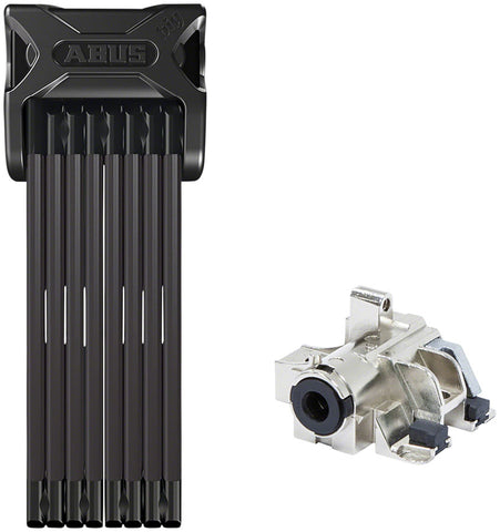 Abus Bordo 6015/120 Folding Lock with keyed alike eBike Battery Lock Core: