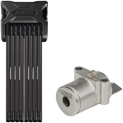 Abus Bordo 6015/120 Folding Lock with keyed alike eBike Battery Lock Core:
