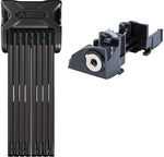 Abus Bordo 6015/120 Folding Lock with keyed alike eBike Battery Lock Core: