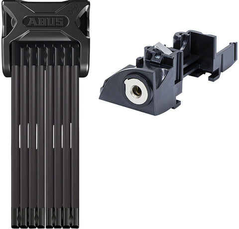 Abus Bordo 6015/120 Folding Lock with keyed alike eBike Battery Lock Core: