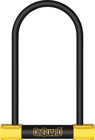OnGuard BullDog Series ULock 4.5 x 9 Keyed Black/Yellow Includes bracket