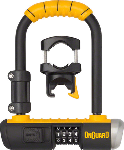 OnGuard Combo Mini ULock 3.5 x 5.5 Combination Black/Yellow