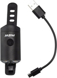 MSW Tigermoth 300 USB Headlight 300 Lumen Black