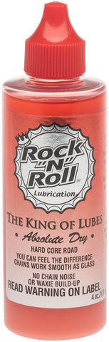 RockNRoll Absolute Dry Bike Chain Lube 4 fl oz Drip