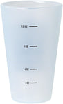 Surly Dr. Chromoly's Silicone Pint Glass - Frosted White Black 16oz