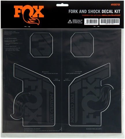 FOX Fork and Shock Decal Kit