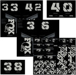 FOX Fork and Shock Decal Kit