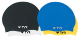 TYR WrinkleFree Silicon Swim Cap Black