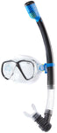 TYR Recreational Mask Snorkel Set - Adult Blue/Black