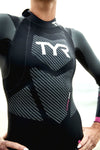 TYR Hurricane Cat 3 Wetsuit - Black/Pink/Purple Women's Small