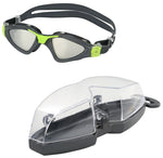 Aqua Sphere Kayenne Goggles - Gray/Lime with Mirrored Lens
